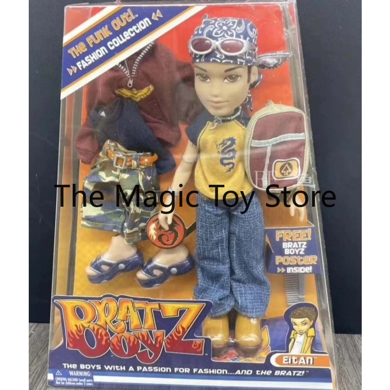 Vintage Collectible And Vintage Dolls - Orijinal BRATZ BOYZ Eitan Bebek, Nadir,