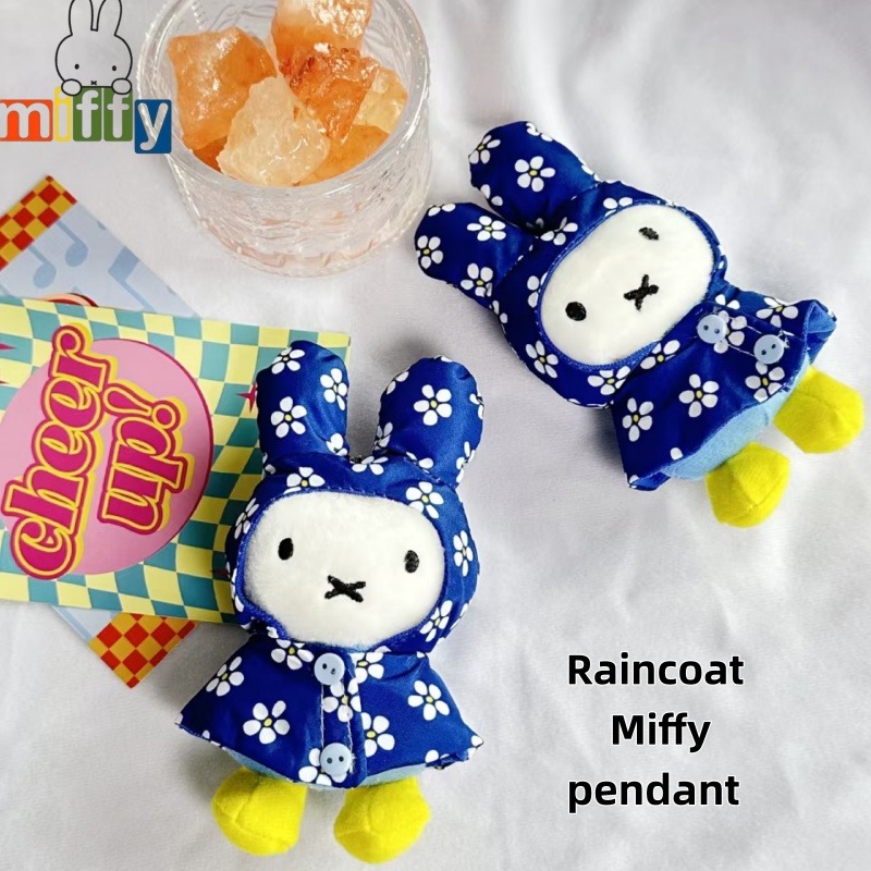 Vintage Item - Miffy Yağmurluk Peluş Anahtarlık - Osaka