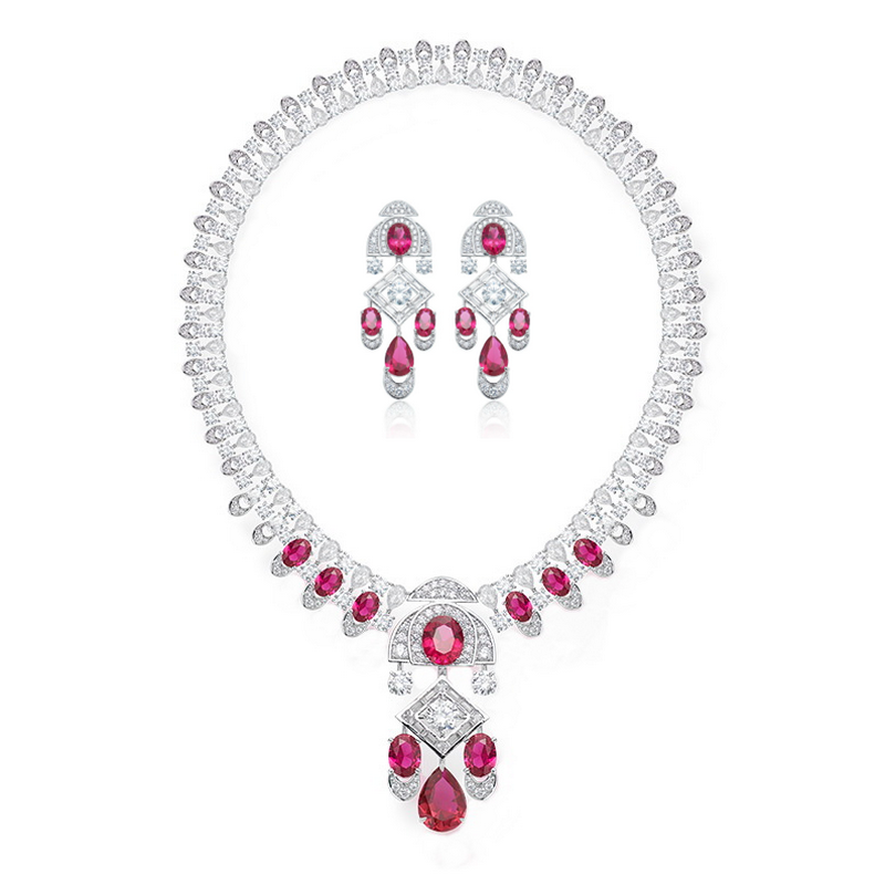 Vintage Collectible Jewelry - Tasarımcı Koleksiyonu Stil Kolye Küpe Kadın