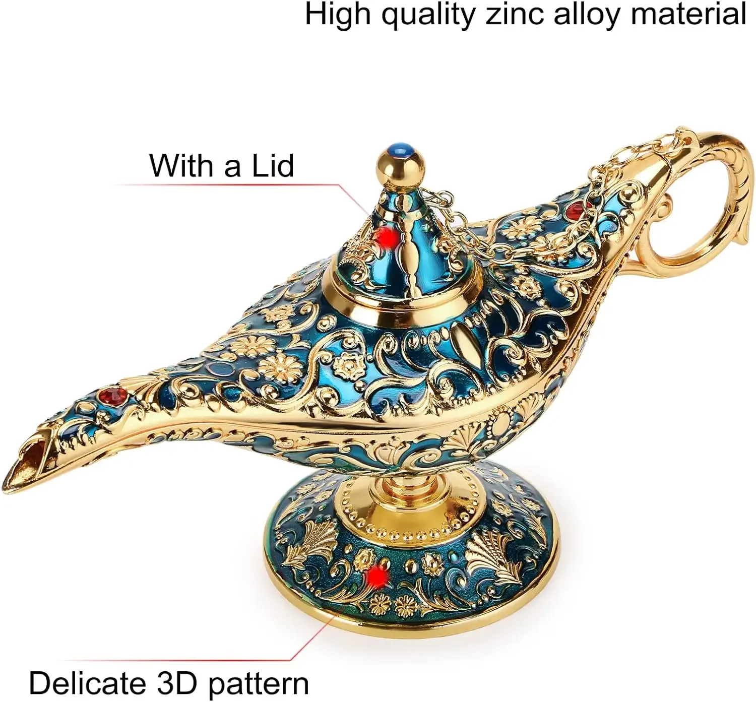 Collectible Vintage Lamps - Vintage Büyülü Efsane Aladdin Cin Lambası