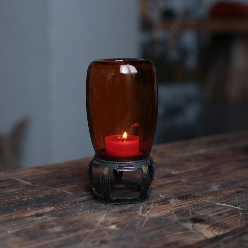 Collectible Vintage Lamps - Vintage Cam Mumluk Zen Dekor Gece