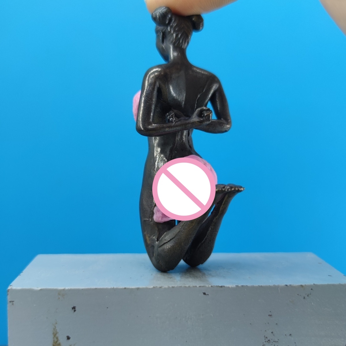 Antik Pirinç Diz Çökmüş Kadın  - Vintage Collectible Figures incelemesi ve fiyatı