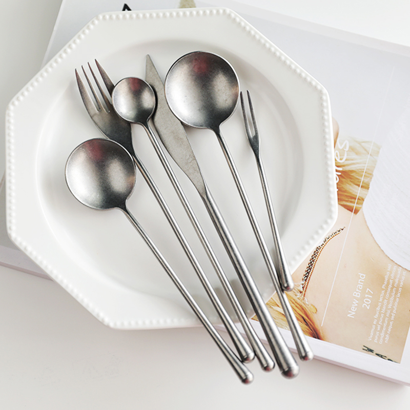Retro 304 paslanmaz çelik çata - Vintage Collectible Spoons incelemesi ve fiyatı