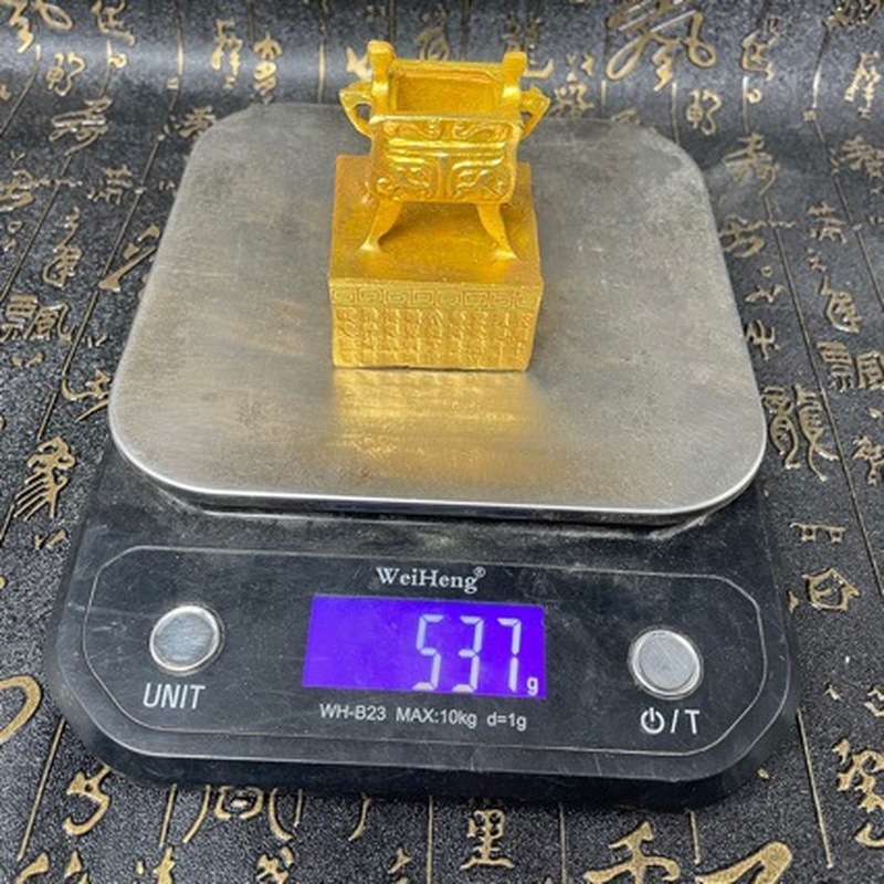 Yaldızlı bakır mühür süsleri,  - Vintage Collectible Market incelemesi ve fiyatı