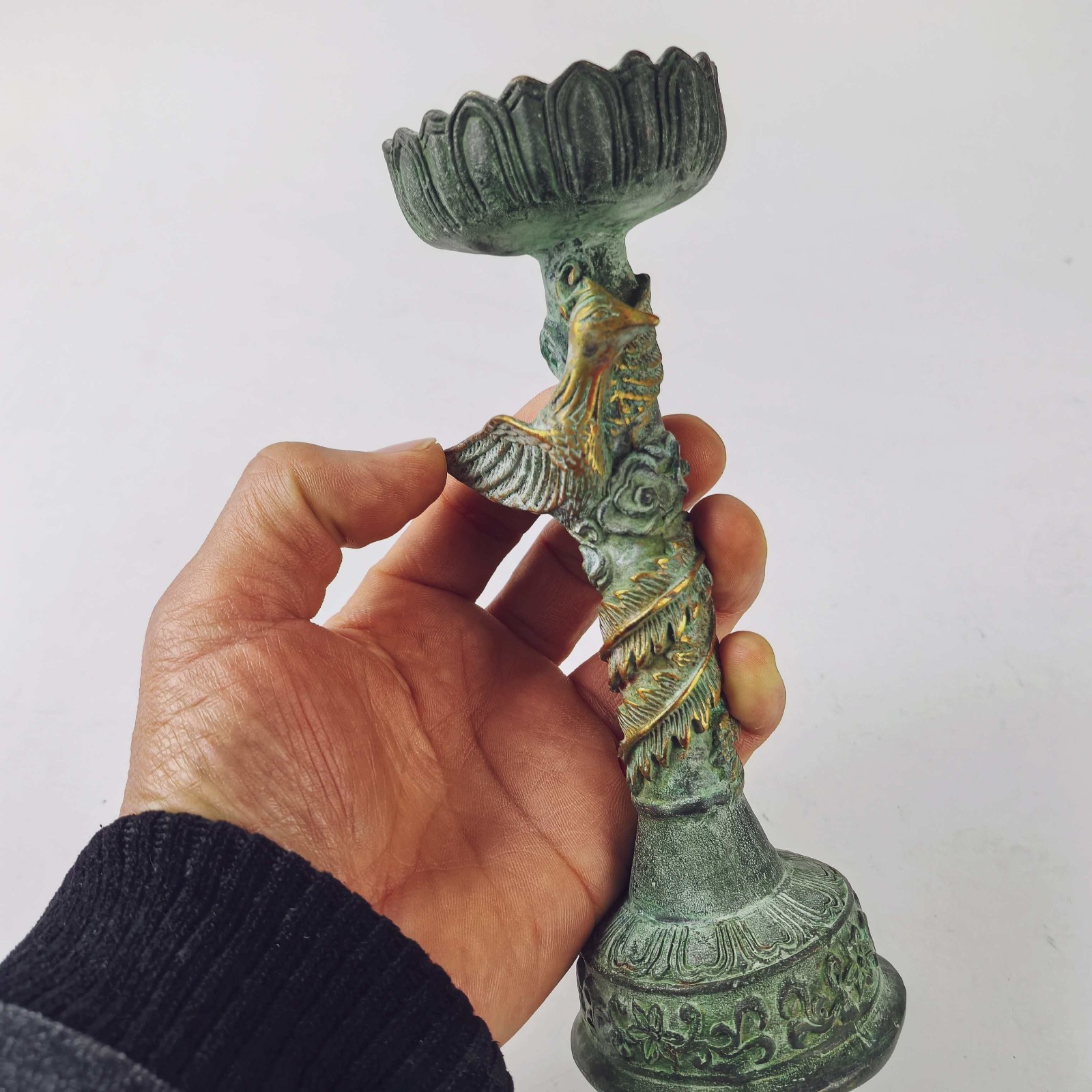 Eski Bronz Rölyef Oymalı Yaldı - Collectible Vintage Lamps incelemesi ve fiyatı