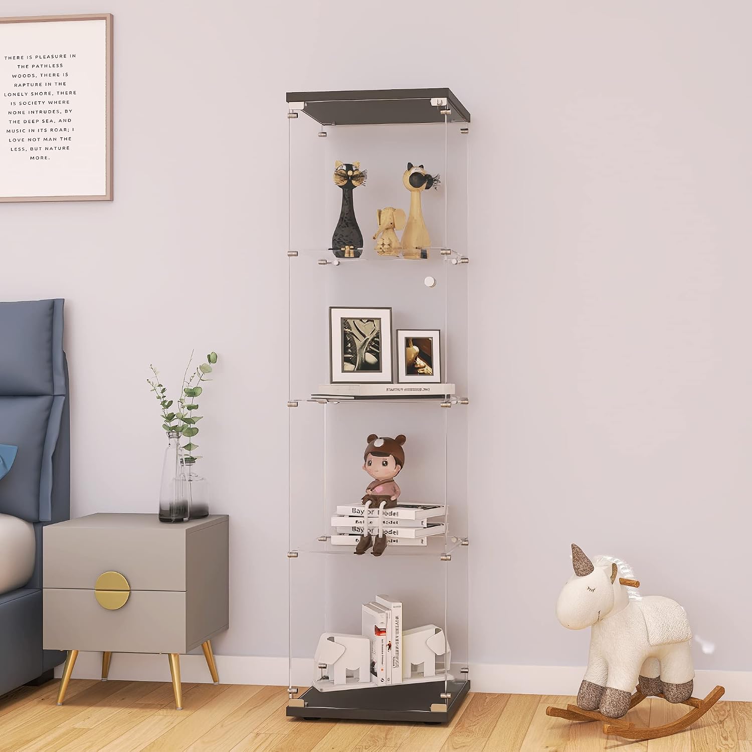 Kilitli Cam Vitrin Dolabı 4 Ka - Collectible Collection incelemesi ve fiyatı