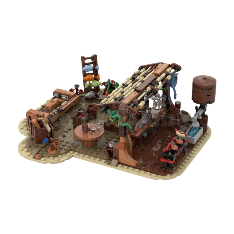 MOC Orta Çağ Gıda Pazarı Yapım - Vintage Collectible Market incelemesi ve fiyatı