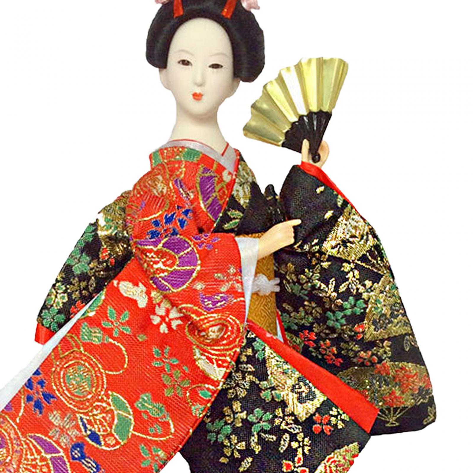 Kimono Bebekler Japon Geyşa 12 - Vintage Collectible And Vintage Dolls incelemesi ve fiyatı